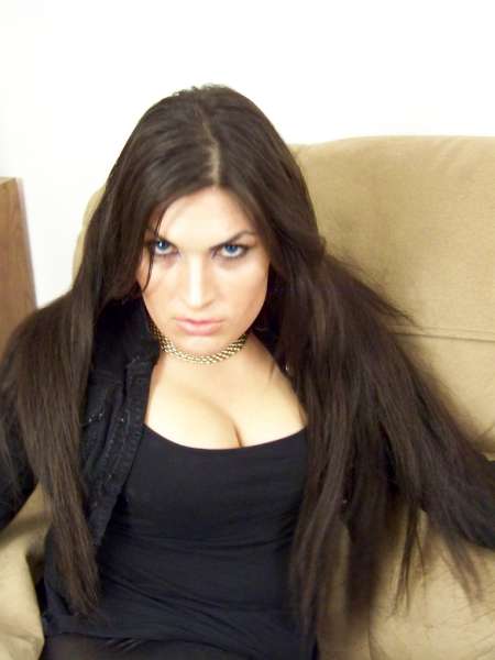 Tranny in Black Leggings 12